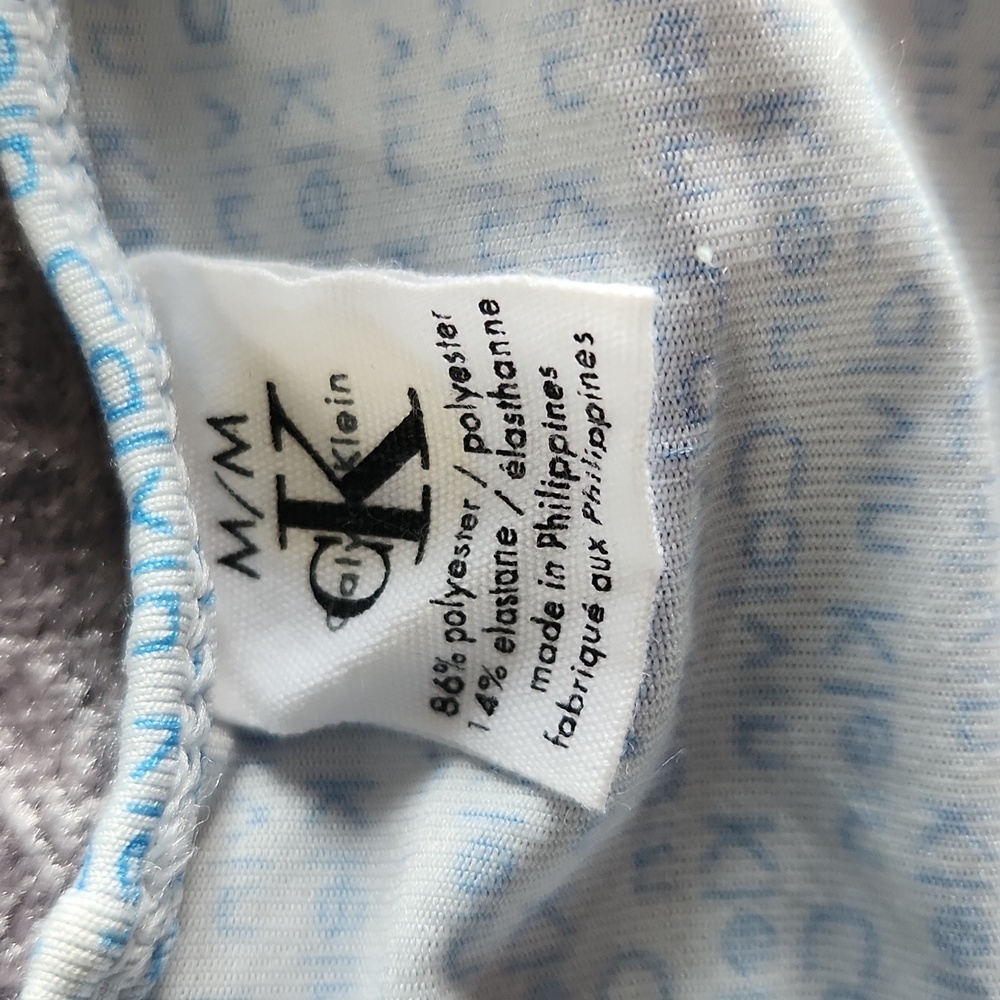 Calvin Klein Size M Blue Coverup - Picture 2 of 4